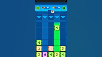 Drop and merge puzzle game, gaming #gaming #ytshort #puzzle