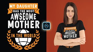 Mother's Day Typography T-Shirt Design In Photoshop Tutorial screenshot 3