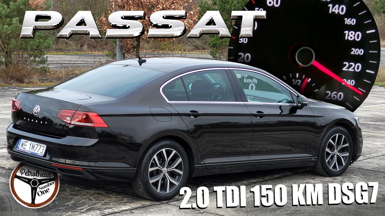 2020 VW Passat B8 2.0 TDI (150 KM) | V-MAX, 0-100, 100-200 km/h, Prezentacja & AUTOBAHN. | 4K