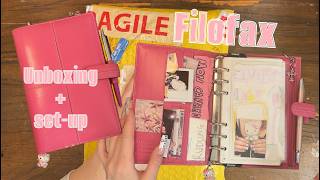 my new filofax ♡ unboxing + set up