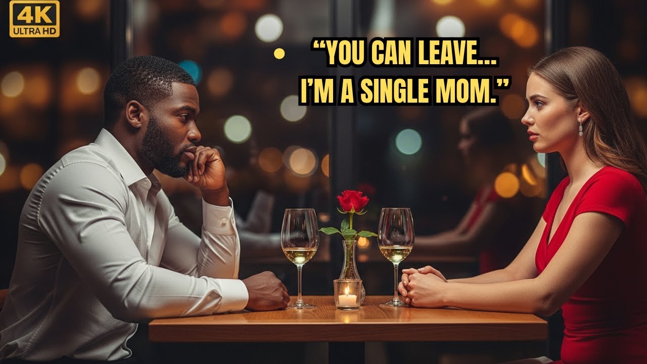 A Black Single Dad’s First Date Was Going So Well—Until She Said, “You Can Leave… I’m a Single Mom”