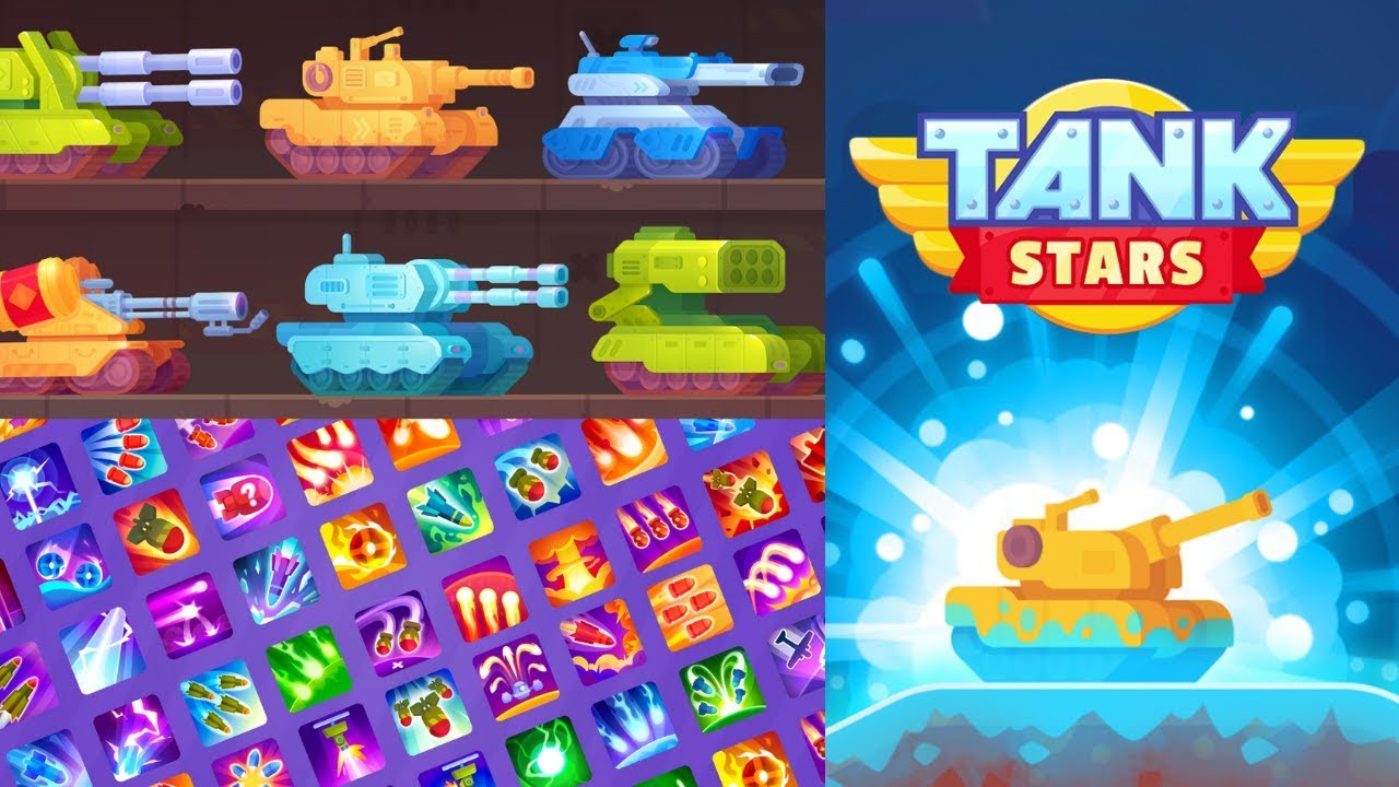 Tank Stars Gameplay || All Vehicles & Powers || Playgendary Games || Arcade Games