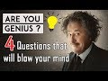 4 Mind Blowing Questions Only Genius Can a Answer-Part-1 | 95% Fail |  Genius IQ Test  |