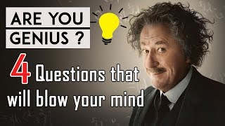 4 Mind Blowing Questions Only Genius Can a Answer-Part-1 | 95% Fail | Genius IQ Test |