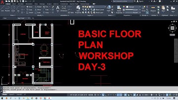 Basic Floor Plan WorkShop in AutoCAD| Day-Three | AutoCAD Nepali Tutorial