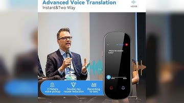 Review: Language Translator Device No WiFi Needed, 137+ Languages Voice Translator Device Two-...