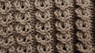 Lacy Mock Cable Stitch - Knitting Tutorial! (No Cable Needle Needed!!!)