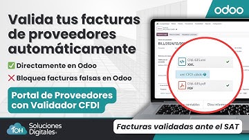 ❌ Bloquea FACTURAS FALSAS y valida CFDI directo en Odoo ✅ | Facturas validadas ante el SAT en Odoo