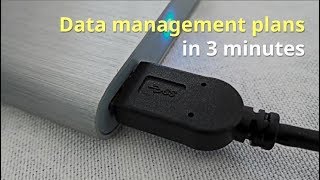 Research in 3 Minutes: Data Management Plans