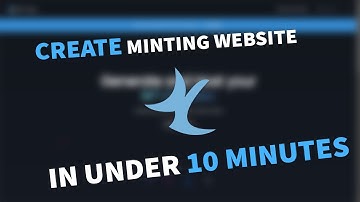Create an NFT Mint website in under a MINUTE