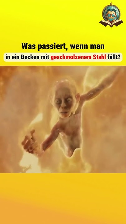 Was Passiert Wenn Man Ein Straßenschild Klaut Was passiert, wenn man in ein Becken mit geschmolzenem Stahl fällt? #