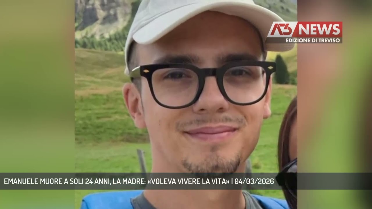 EMANUELE MUORE A SOLI 24 ANNI, LA MADRE: «VOLEVA VIVERE LA VITA» | 04/03/2026