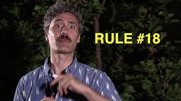 Rules For Surviving From Taika Waititi
