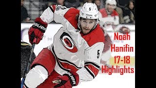 Noah Hanifin 17-18 Highlights