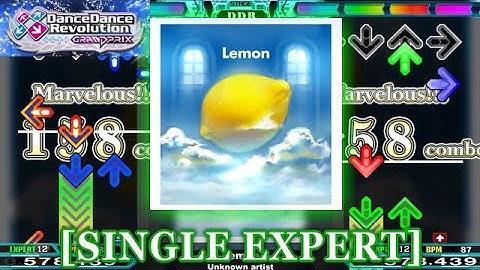 【DDR GP】 Lemon [SINGLE EXPERT] 譜面確認＋クラップ