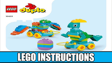 LEGO Instructions - Duplo - 10451 - 3in1 Dinosaurs on Wheels (Book 3)