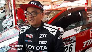 TOYOTA AGYA TERKENCANG DI AUTOGYMKHANA 2019. PEMBALAP ANJASARA WAHYU TIM TTI