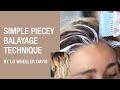 Simple Piecey Balayage Technique by Lo Wheeler Davis | Kenra Professional