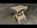 DIY! Как сделать складной стул своими руками! Процесс изготовления!Folding chair!