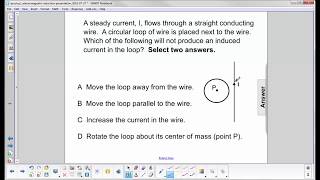 AP 2 EM Induction   Question 11