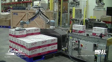miniPAL™ Cobot Palletizing Boxes of Bob