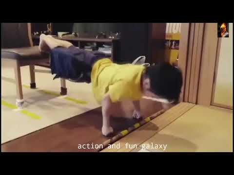 VIDEO: Bu uşaq hamini heyrətləndirir!   BRUCE LEE💪uşaq! ..