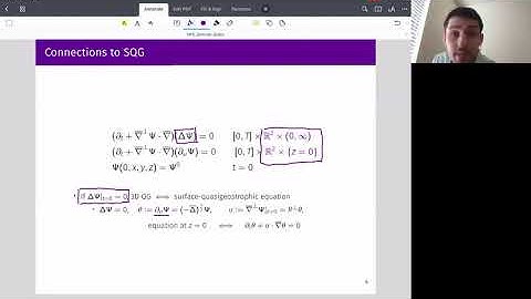 MPE webinars - week 6: Matthew Novack - The 3D Quasi-Geostrophic System on Bounded Domains