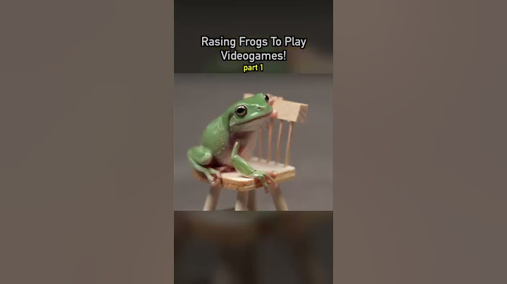 Raising frogs to play video game’s part 1 #shorts #viral