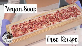 Vegan Milk & Yogurt Soap Making Tutorial (Free Recipe Included)!
