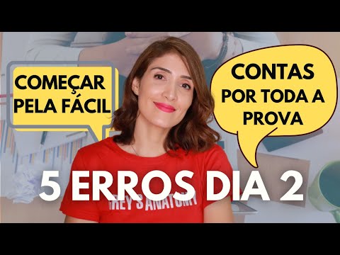 5 ERROS NO DIA 2 DO ENEM QUE FAZEM PERDER QUESTÕES