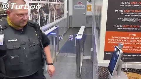 New speedgates case  face recognition temperature measurement terminal ,  double control