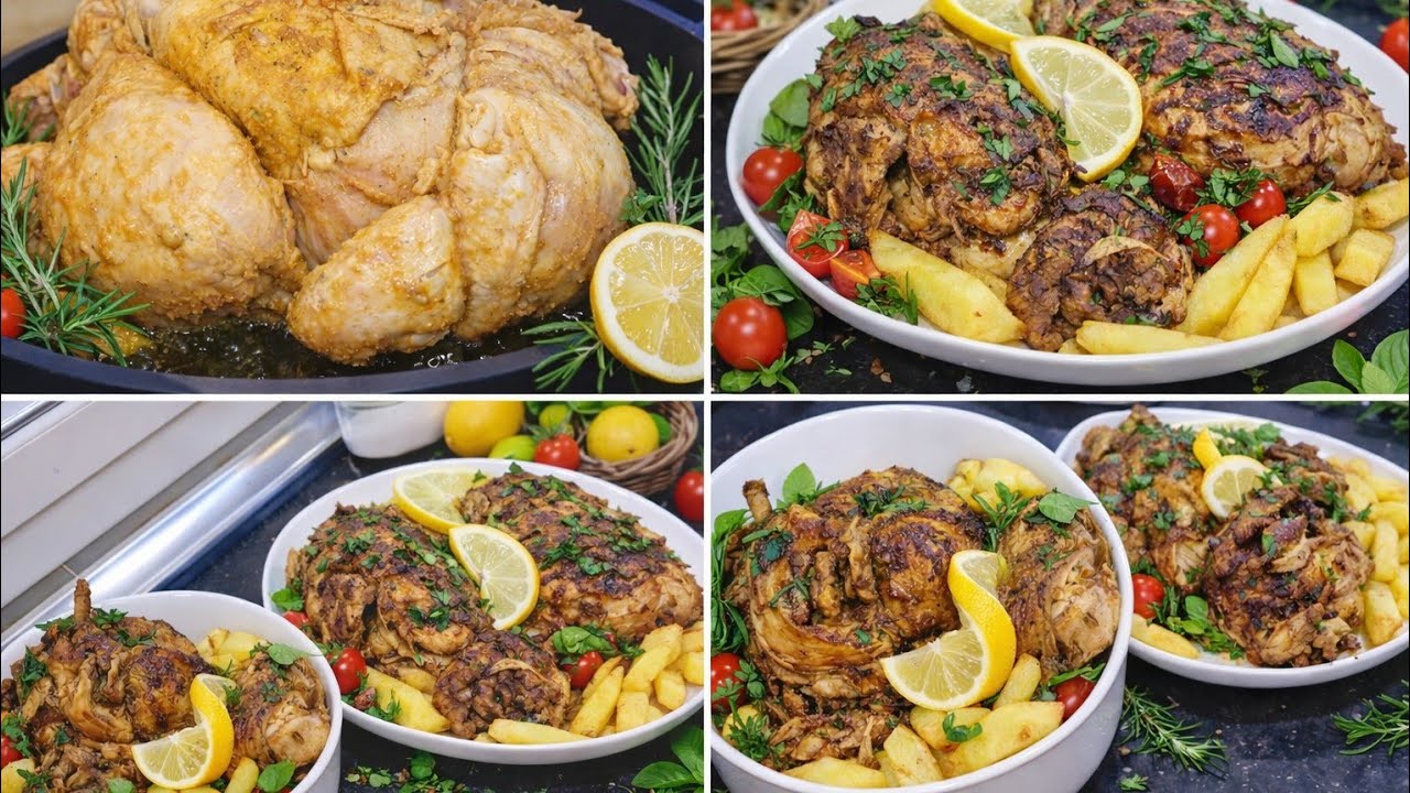 تحضيرات رمضان 2026😍دجاجة محمرة فالكوكوط بطريقة سهلة و مختلفة تماما و البنة عالمية مع طريقة الاحتفاظ