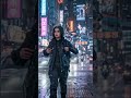 Late night cyberpunk vibes 🌧️ #shorts