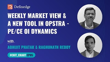 Weekly Market View by AP and a new tool in OPSTRA - PE/CE OI dynamics by RR | #ChitChaRt | E05