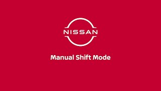 2026 Nissan Altima - Manual Shift Mode