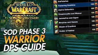 Warrior DPS Guide for Season of Discovery Phase 3 Sunken Temple