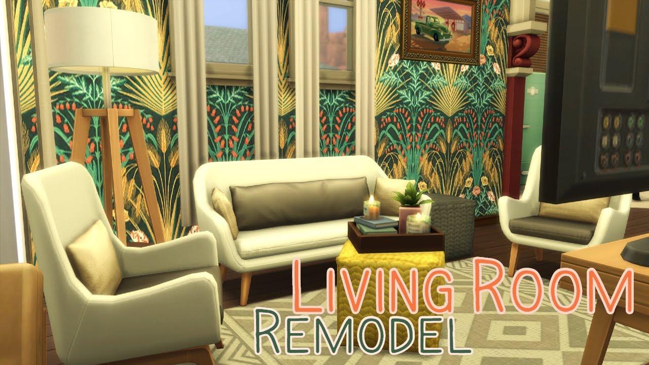 Living Room Remodel 📺🖼️ ️The Sims 4 YouTube