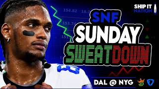 Cowboys vs Giants - SNF Sunday Sweatdown | NFL Week 1 | DFS Picks, Plays & Process