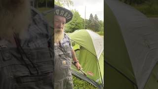This tent survived a take cover storm