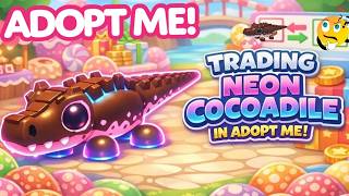 Famous Trading NEON Cocoadile in Adopt Me! Sugar Festival 2026 | Uncommon Pet Value Wealth