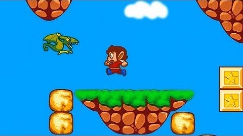 Alex Kidd in Miracle World HD remake (HiSMS) gameplay Mt. Eternal part 1