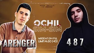 ARENGER vs 487 ( Ochil Sim-Sim ) | Арендер вс 487 ( Очил Сим-Сим ) Hype Battle 2022.