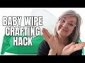 BABY WIPE PAINTING TECHNIQUE / CREATE DISTRESSED OLD LOOKING PROJECTS  / FARMHOUSE DIY DECOR