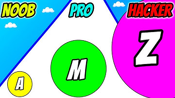 A-Z Run - NOOB vs PRO vs HACKER