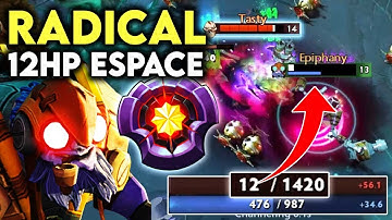 Radical Doing Radical Things - Insane 12 Hp Escape Tinker God Dota 2