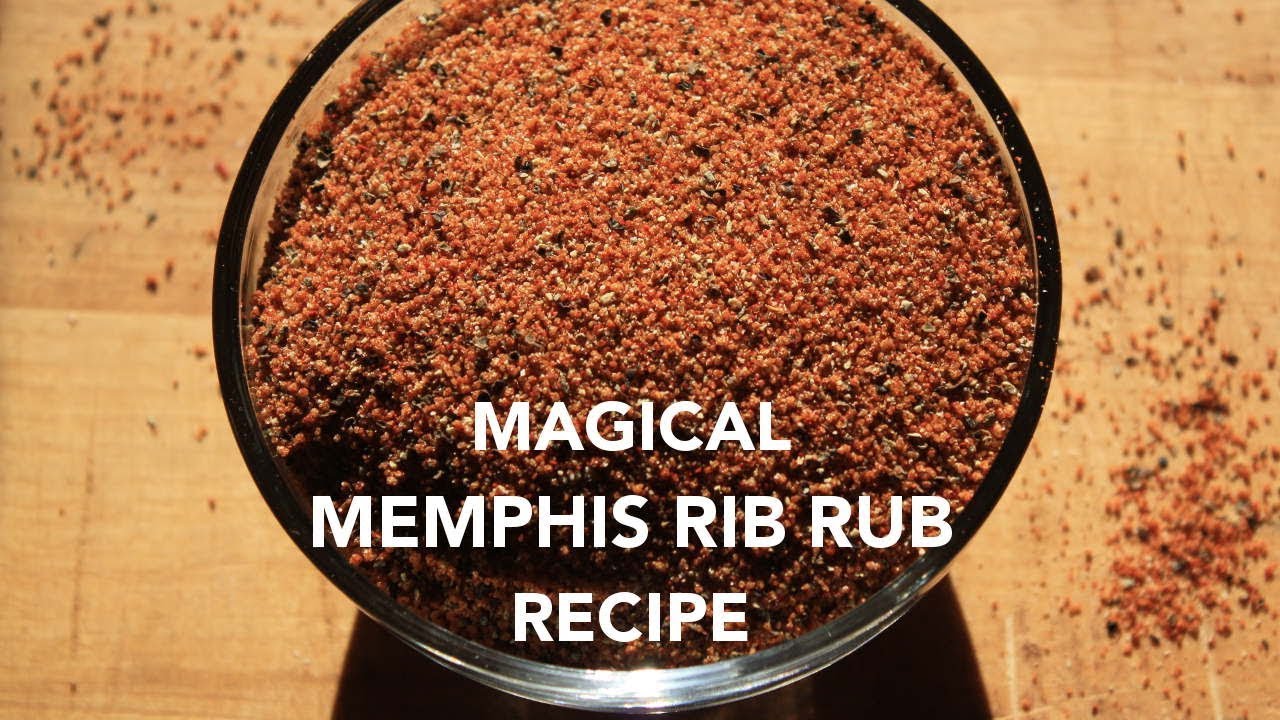Memphis Style Rib Rub Recipe YouTube