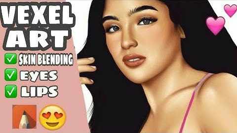 [PART 2] VEXEL ART TIMELAPSE -semi-realistic skin