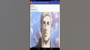 RecyclerView With Multiple View Type App Demo