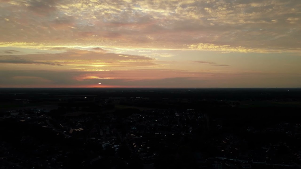Natuurschoon vanuit de lucht in Overloon