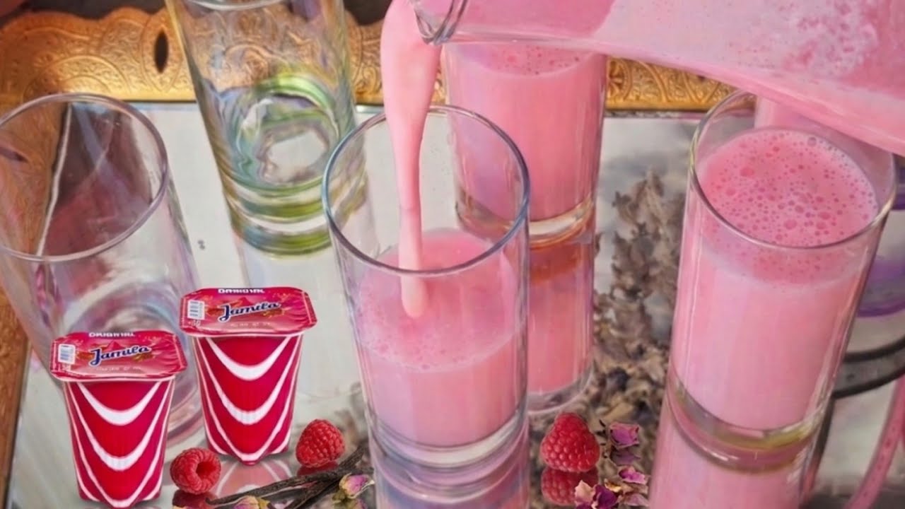 رايبي منزلي بطريقة سهلة بكمية وفيرة بنفس اللون و القوام و مذاق الرمان😋